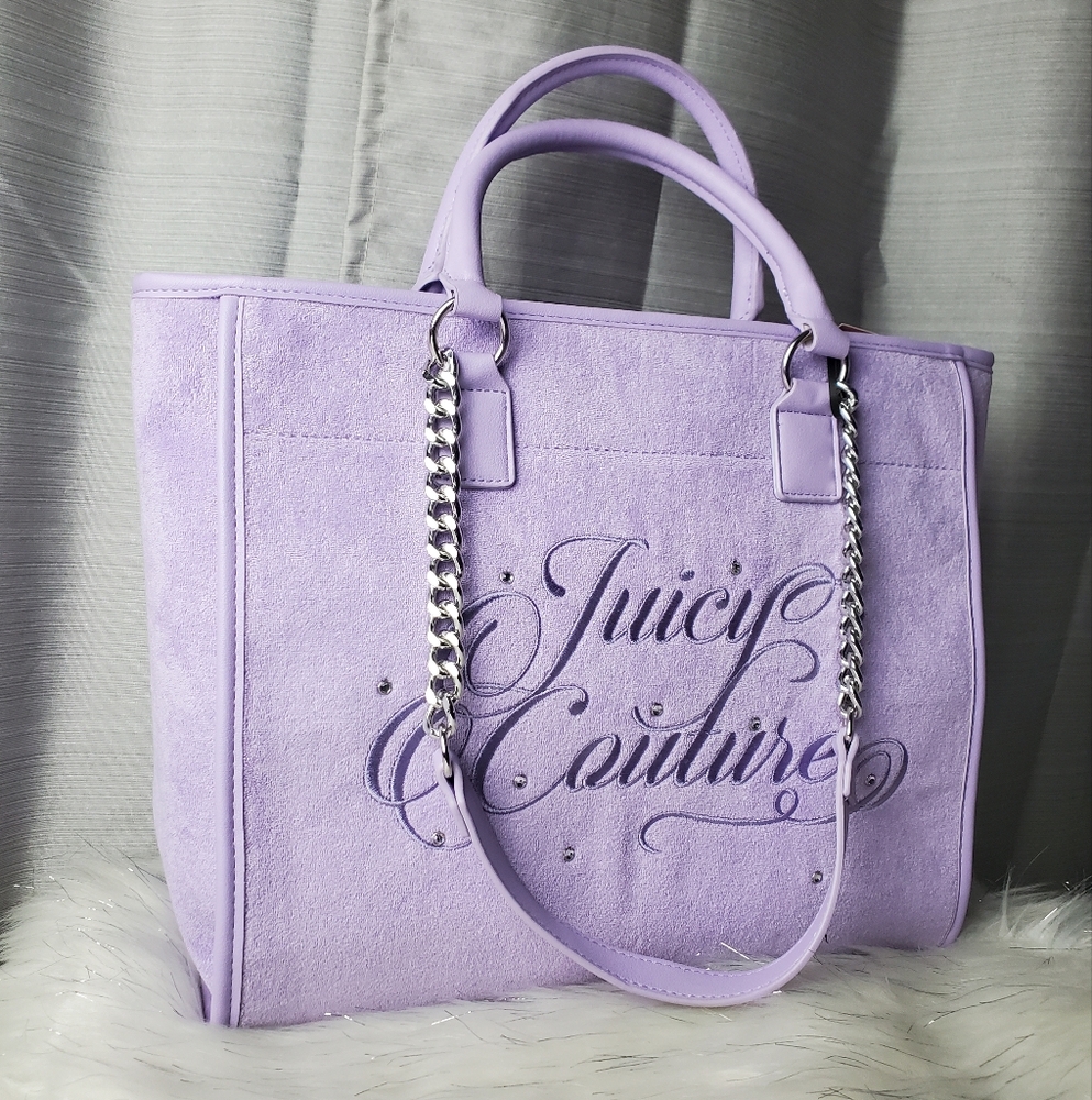 JUICY COUTURE lavender juicy beach couture tote - Picture 2 of 8